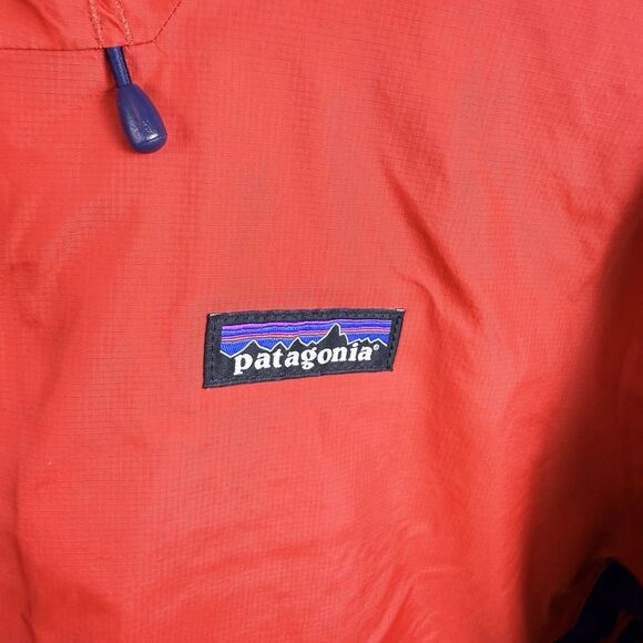 Patagonia Jacket Torrentshell H2NO Red Blue Small Windbreaker Hood Coat Men - Picture 3 of 12